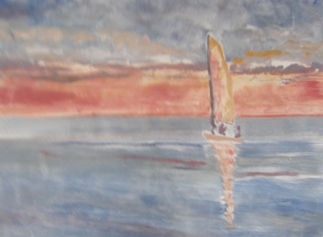 Rattlesnake - Monoprint